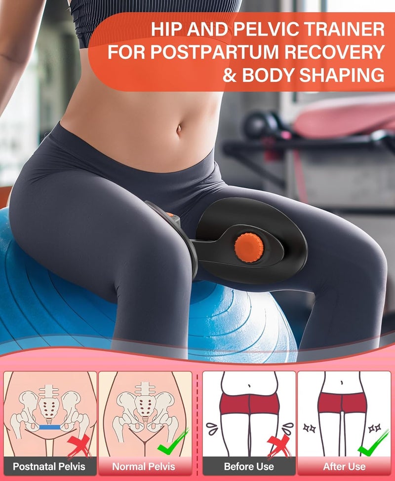 TINRIEF Kegel Exerciser, Pelvic Floor Muscle Exercise Devices for Women, Inner Thigh Exerciser Leg Workout Equipment Thigh Trainer for Male Hip Trimmer Inner Thigh Toner Workout - Image 4
